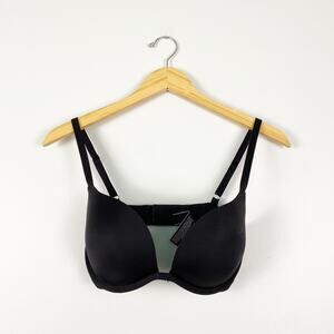 Victoria's Secret Dream Angels Padded Demi Bra Black Size 32DD